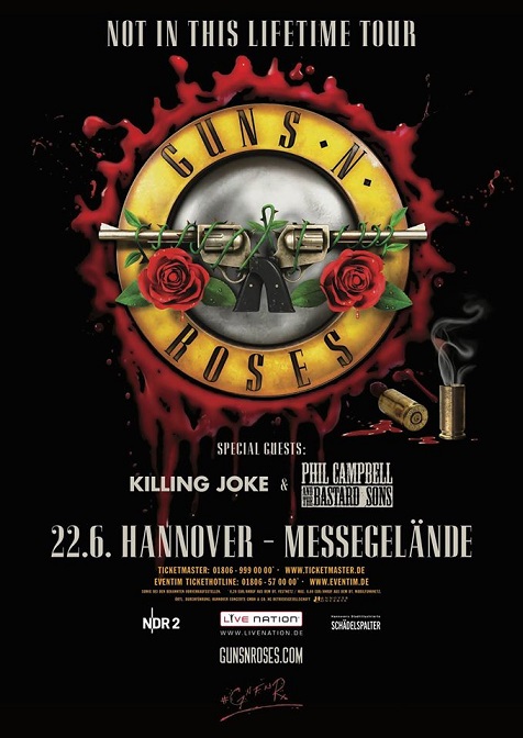 KILLING JOKE spielen nächste Woche drei Solo-Shows in Deutschland + Support von Guns´n Roses