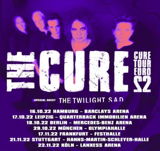 News: THE CURE – Tour 2022: zusätzliche Tickets verfügbar!