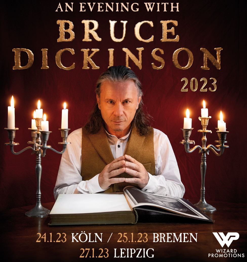 news: An Eveninig with  BRUCE DICKINSON – Termine 2023