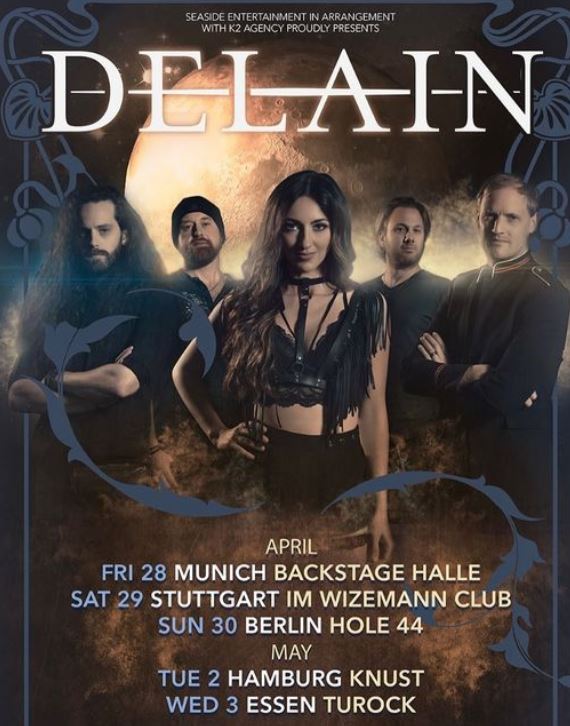 news Delain auf Tour in Deutschland in 2023 METALGLORY Magazine