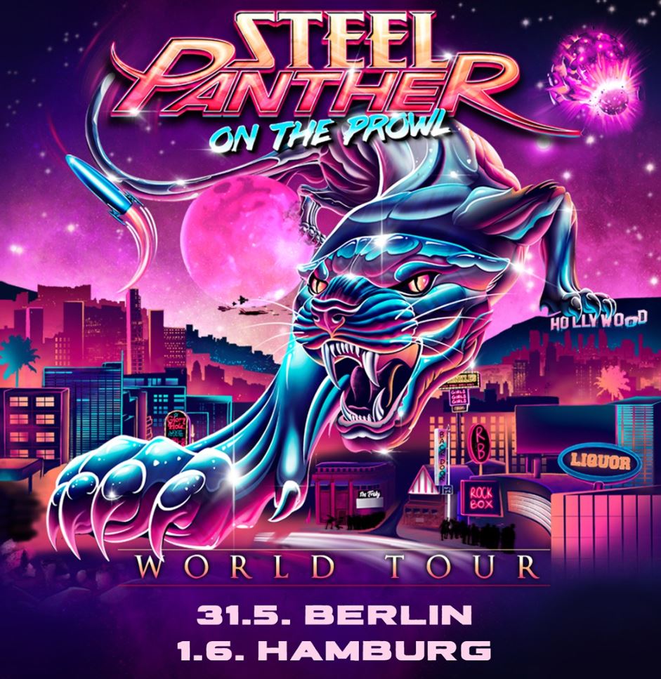 news: Steel Panther am 31.05. und 01.06.2023 in Deutschland auf Tour!