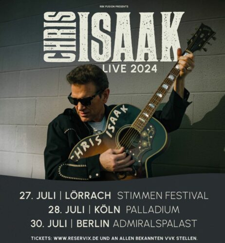 News: CHRIS ISAAK Kündigt Tourdaten Für Sommer 2024 An - METALGLORY ...