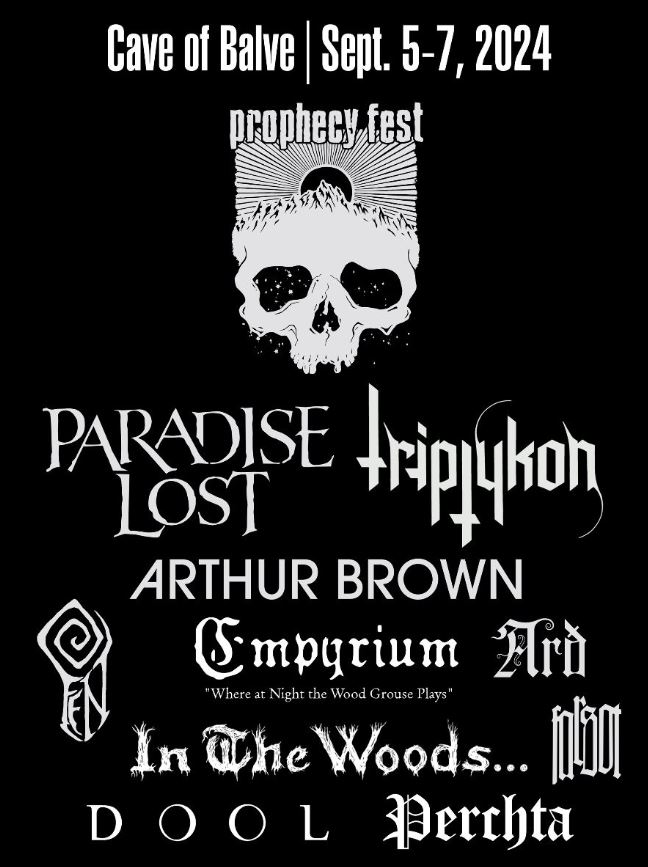 news Prophecy Fest 2024 announce Triptykon and FARSOT! METALGLORY