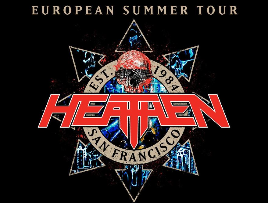 news: HEATHEN - Summer European TOUR 2024! - METALGLORY Magazine