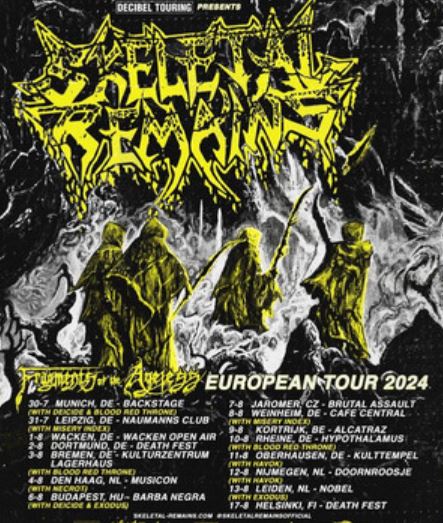 news: SKELETAL REMAINS announce 