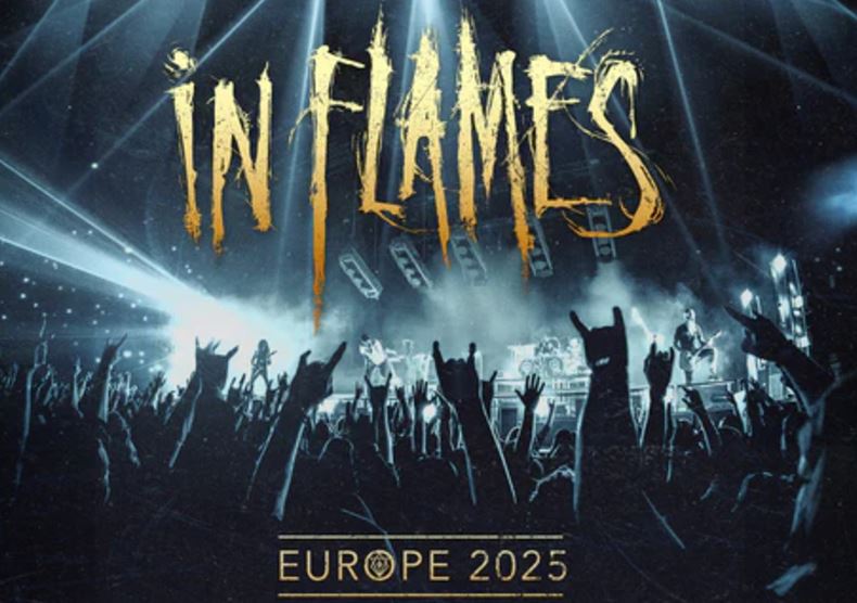 news: IN FLAMES – kündigen Europatournee für Frühjahr/Sommer 2025 an