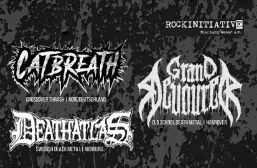 news: „BALLERN for my Valentine“ mit Grand Devourer, Catbreath & Death Atlas am 21.2.25 in Nienburg/W. -Eintritt frei-